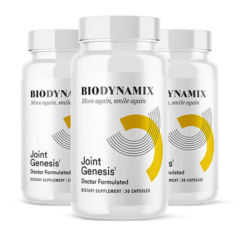 Joint Genesis Joint & Mobility Relief Supplement — 3 Bottle / 90 Day Pack