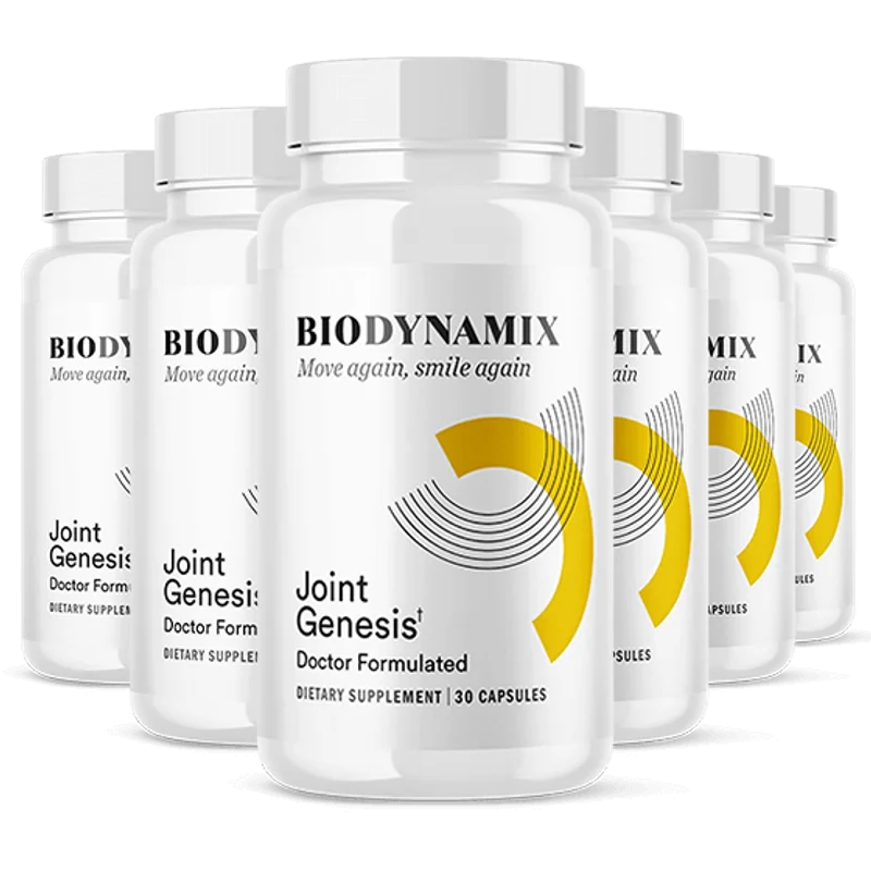 Joint Genesis Joint & Mobility Relief Supplement — 6 Bottle / 180 Day Pack